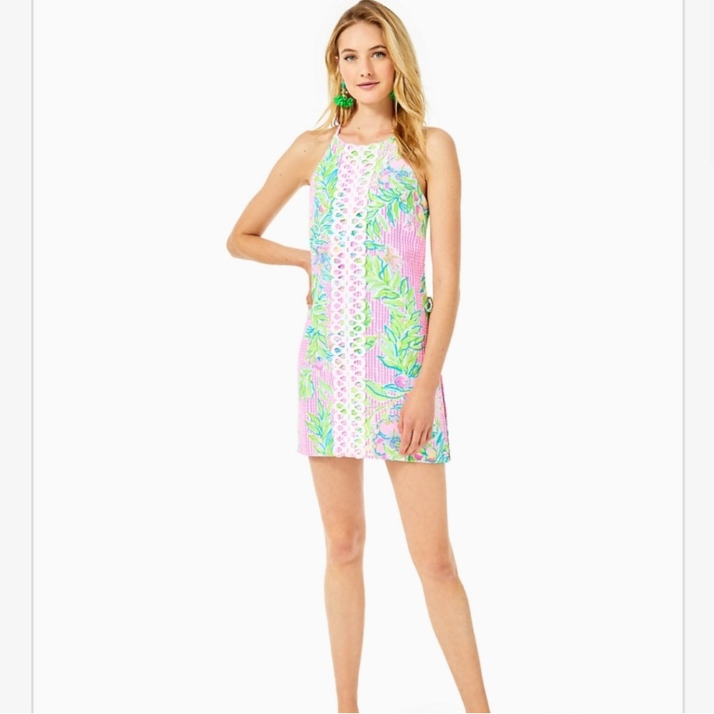 NWT Lilly Pulitzer pearl romper in don’t stop beleafing